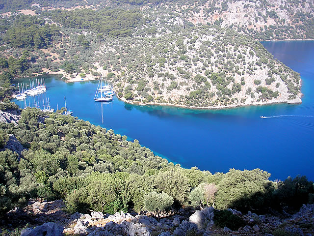  Göcek resimleri, Göcek koyları ve mavi yolculuk