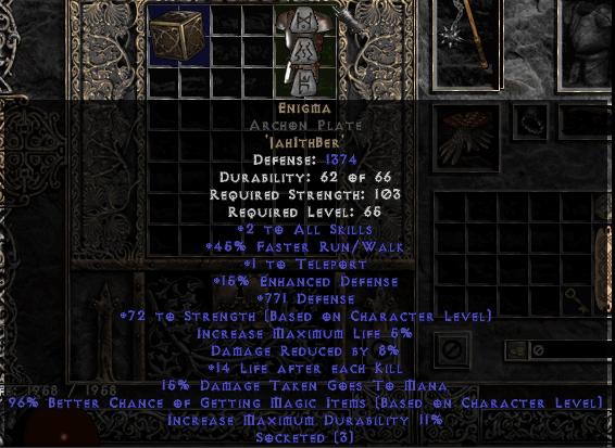  2.1 Hellfire amulet ve yapimi