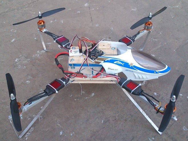  Quadrocopter Yapımı(X-mode)+GPS Kk B.Board, Multiwii, DJI WOOKONG+NAZA M
