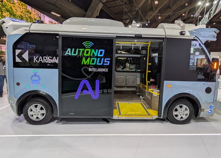 Karsan, Avrupa’da “seviye 4” Otonom e-JEST’i tanıttı