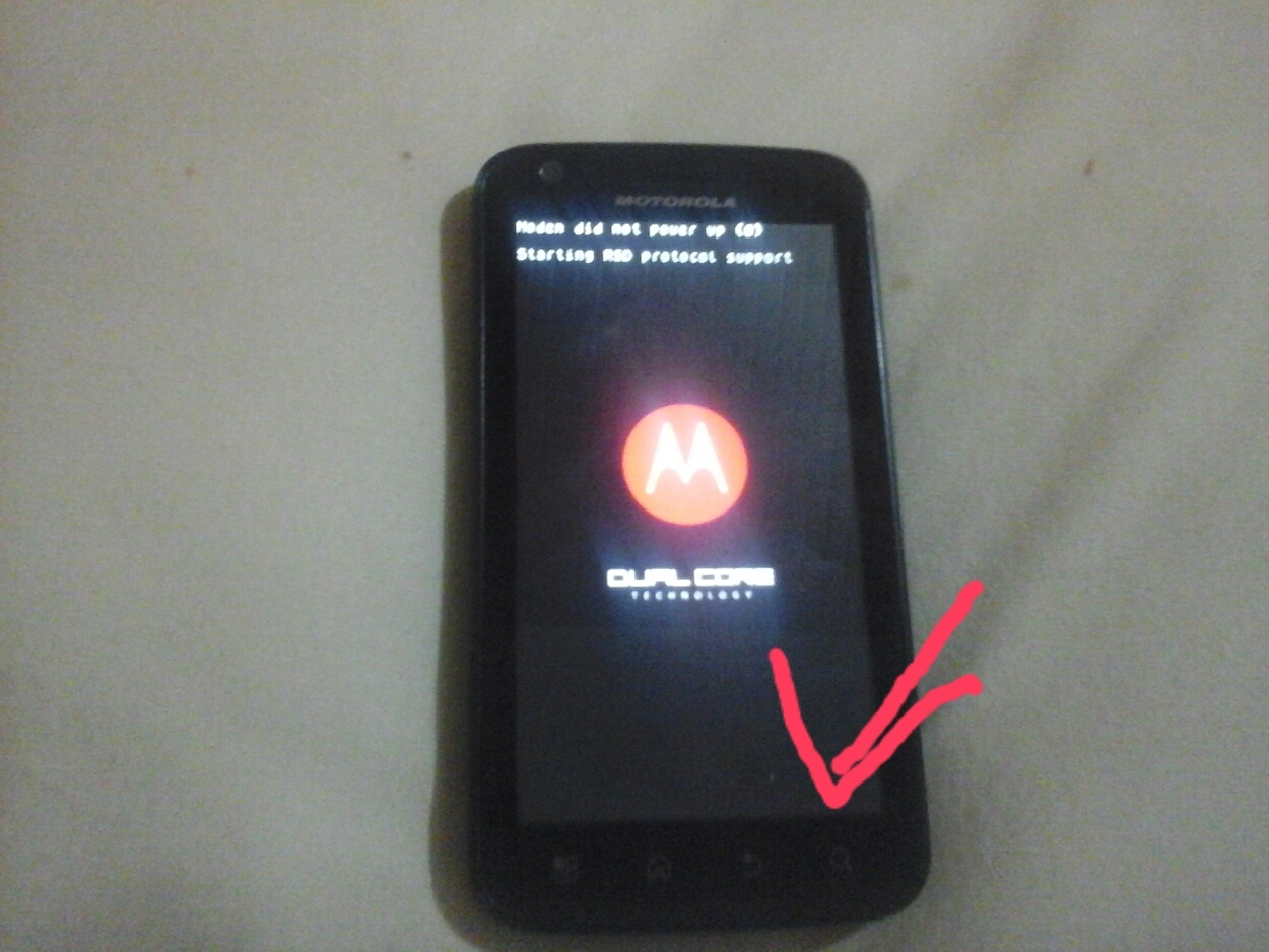  Motorola Atrix problemi.
