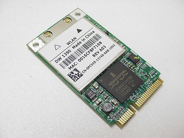 Мини плата dell wireless 1397 wlan mini card что это