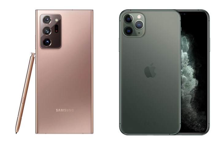 iPhone 11 Pro Max ve Galaxy Note 20 Ultra düşürme testinde karşı karşıya