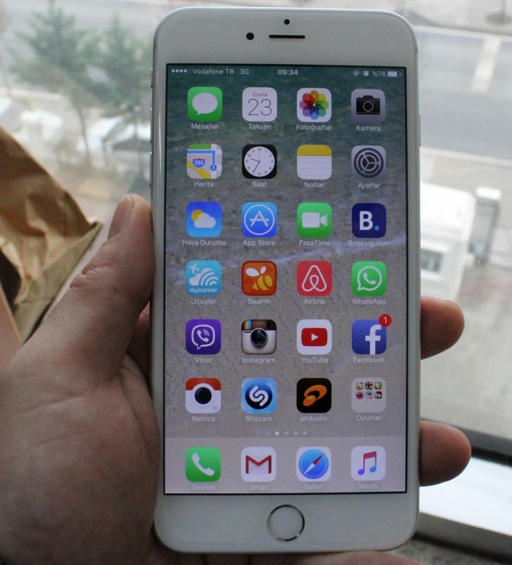  iPhone 6 Plus 64GB Silver - Tertemiz, Vodafone, Spigen Kılıf Hediye