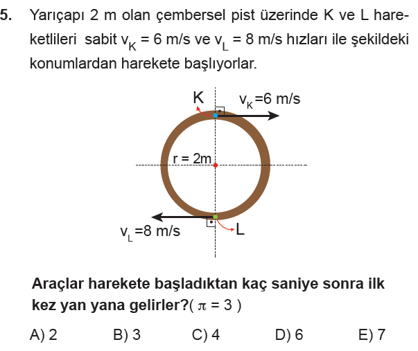 Fizik-Bağıl Hareket Sorusu (EDİT: CEVAP ANAHTARI YANLIŞMIŞ)