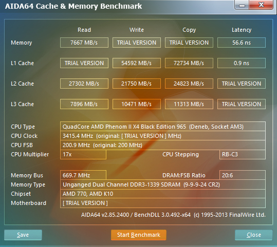  RAM Benchmark(Everest/AIDA64) sonuçları buraya...