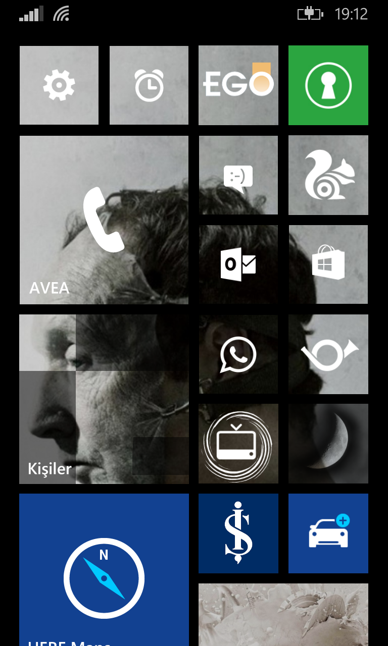  Windows Phone 8.1 Ana Ekranlarınız