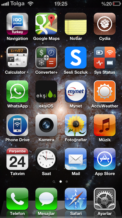  Hala IOS 6 kullanıyorum