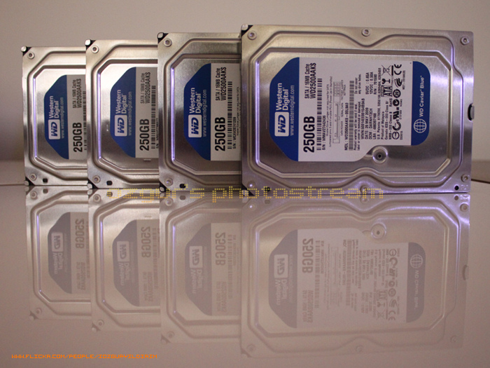  SATILDI Western Digital Caviar Blue SATA2 HDD - Model No: WD2500AAKS - RAID0