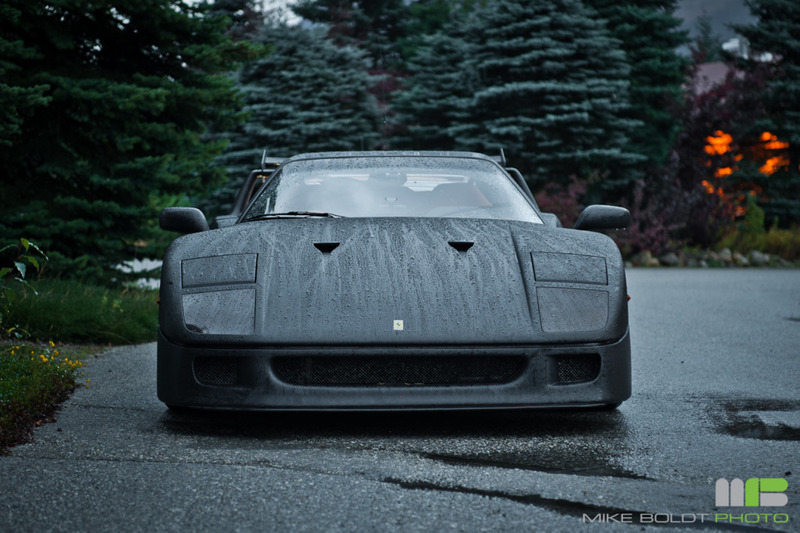  Mat Siyah Ferrari F40