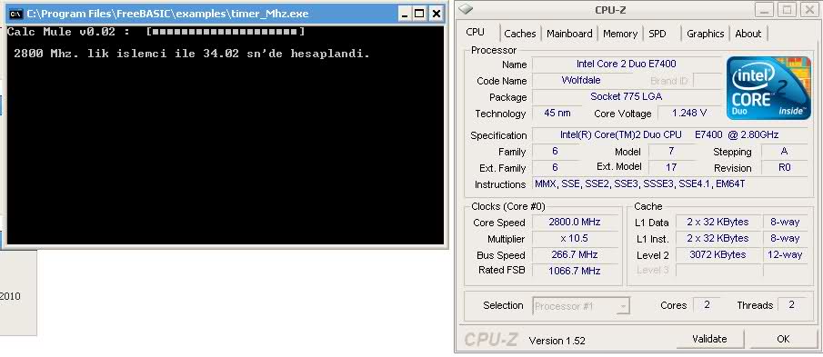 16 çekirdek destekli İşlemci Test Programı (v09a-1.@EczaNet-Xeon2689-14.971sn.)