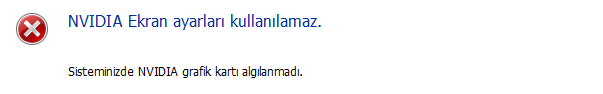  NVIDIA GT 540M Driver Yükleme Sorunu