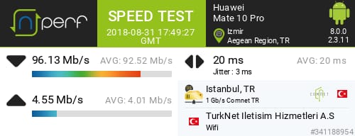 Hat değerlerim 100 mb/s destekler mi?