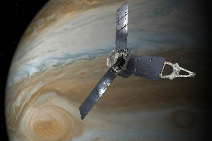 Juno Jüpiter'in kuzey kutbunu tarihte ilk kez görüntüledi 'Jüpiter tanınmaz halde'