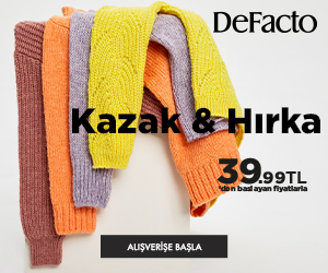 Defacto'da Kazak ve Hırka Maksimum 39,99 TL