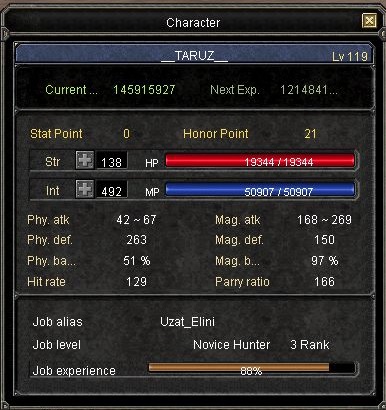  SATILDI - VELA # __TARUZ__ # 119 LvL # SPEAR NUKER