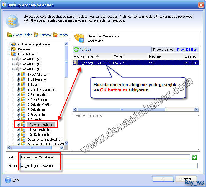  Acronis Backup & Recovery Server + Universal Restore (Resimli Anlatım)