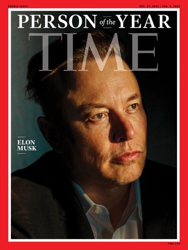 Elon Musk yılın kişisi seçildi, Bitcoin’e mesaj verdi