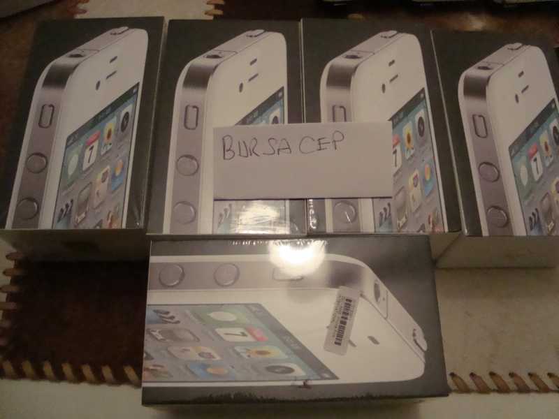  Apple Iphone 4 8GB Beyaz Sım Free Son 5 Adet