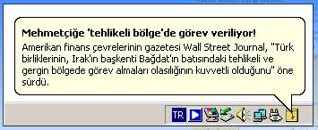  !!! Flaş (Yeni) Haber Verme Yazılımları !!!