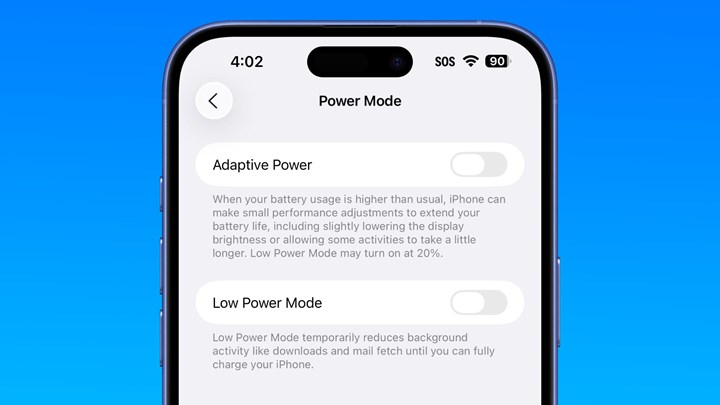 iOS 26 ile pil süresini uzatmak için performans düşürülebilecek