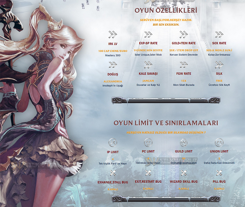  SilkWorld | 100 Cap-Ch-Eu | LMP System | SuBox System | Alchemy System | 1 Nisan 2016