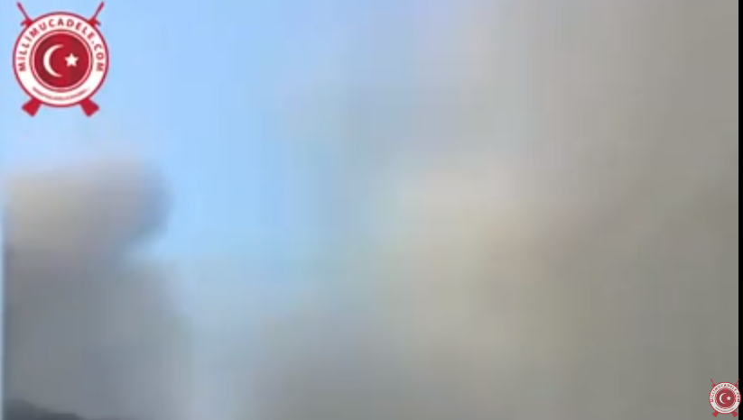  Ypg'li Teröristlerin Havaya Uçma Anı :)