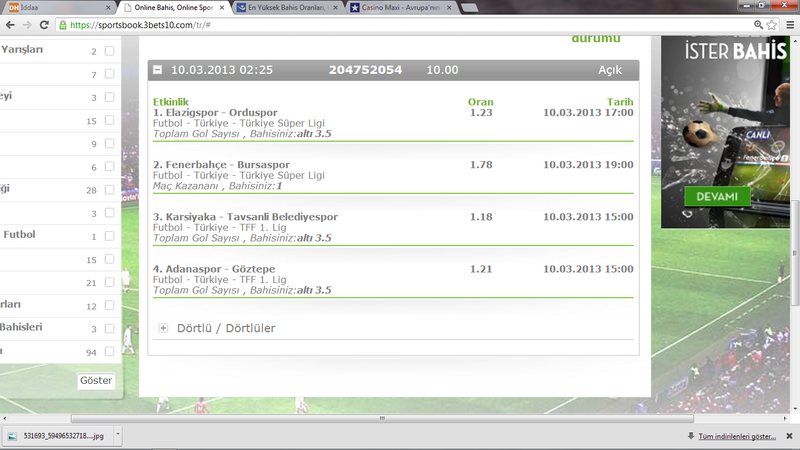  Var mı tutma ihtimali bir göz atın beyler