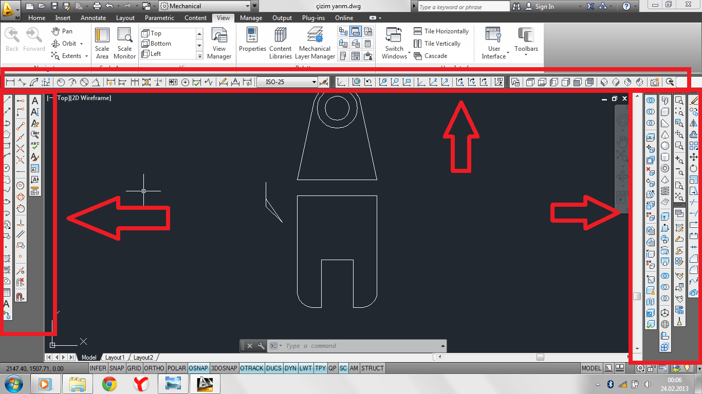 Базы autocad