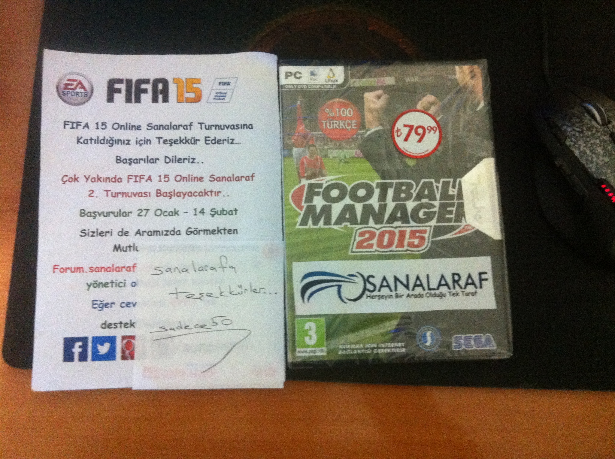  FIFA 15 l Online - Ödüllü 1. Sanalaraf Turnuvası