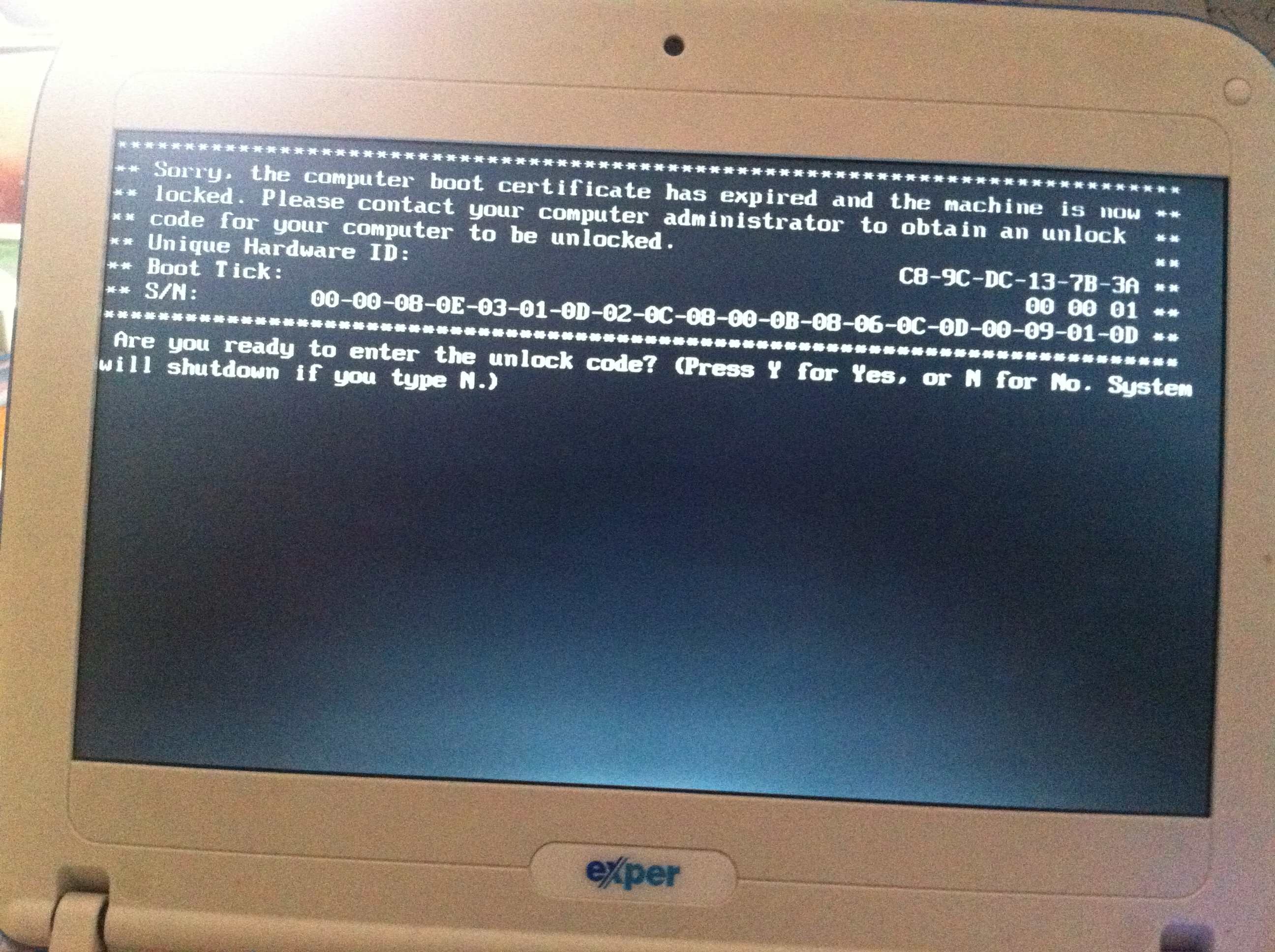  Exper Bilgisayar - Computer Boot Certificate Has Expired Hatası