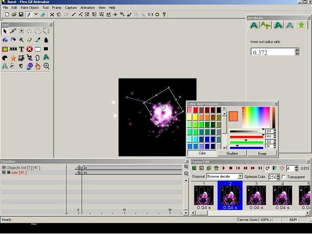 Gif Biçimli Animasyonlar Oluşturmak İçin - Flex GIF Animator