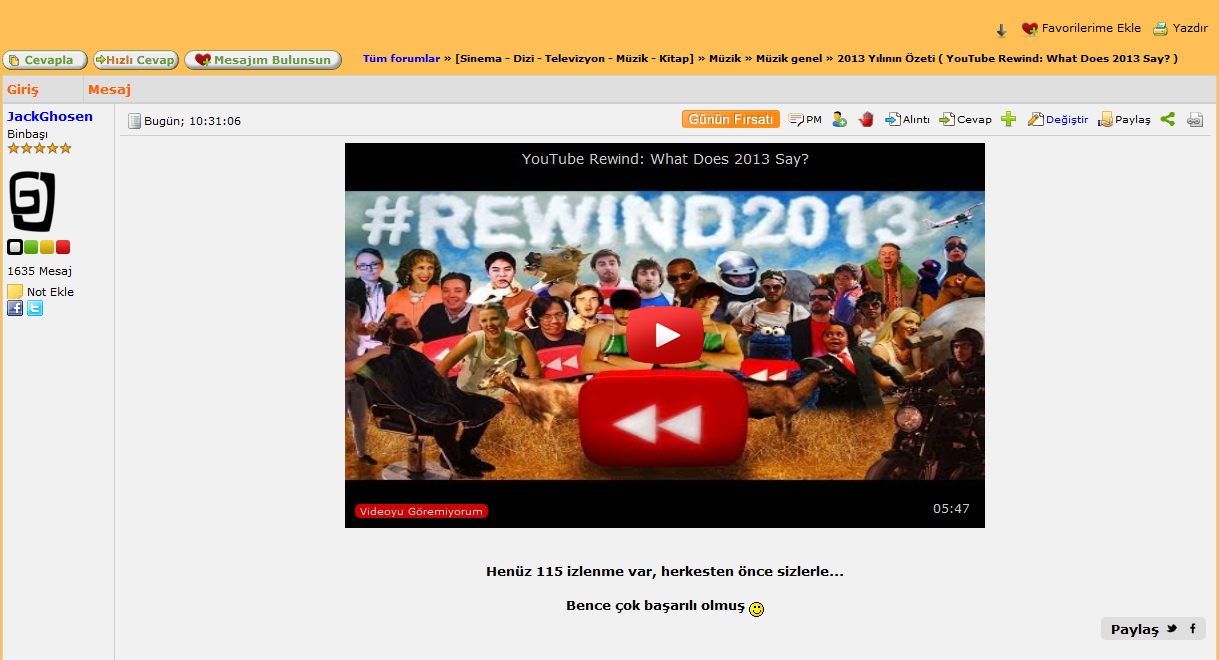  YouTube Rewind 2013