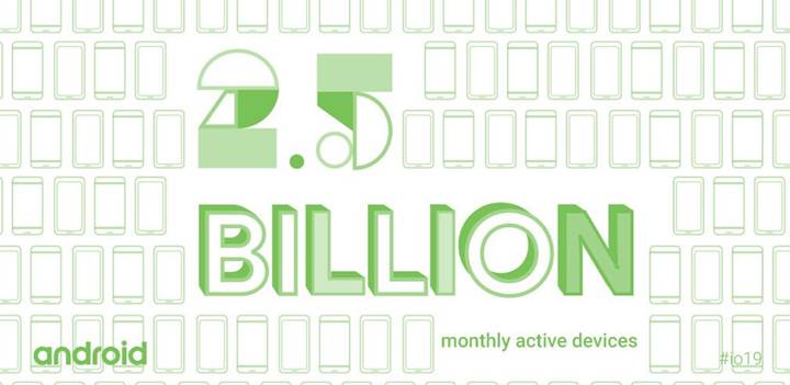 Google, dünya çapında 2.5 milyardan fazla aktif Android cihaz olduğunu açıkladı