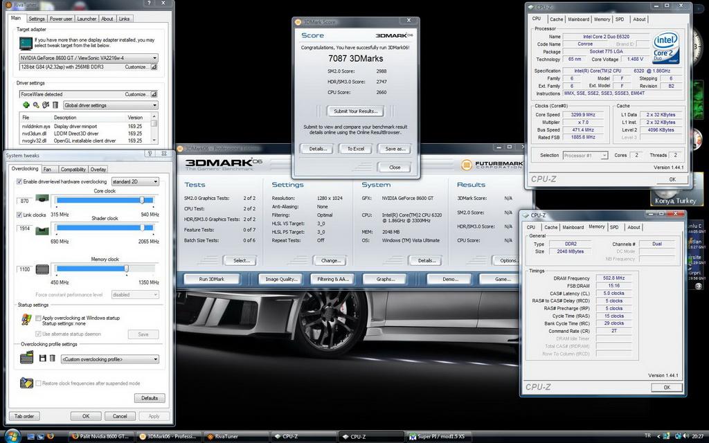  Palit Nvidia 8600 GT Overclock Hakkında