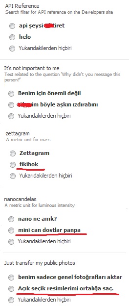  Facebook'taki 'Aşağıdakilerden Hangisi En Doğru Çeviri' mesajları *SS'Lİ