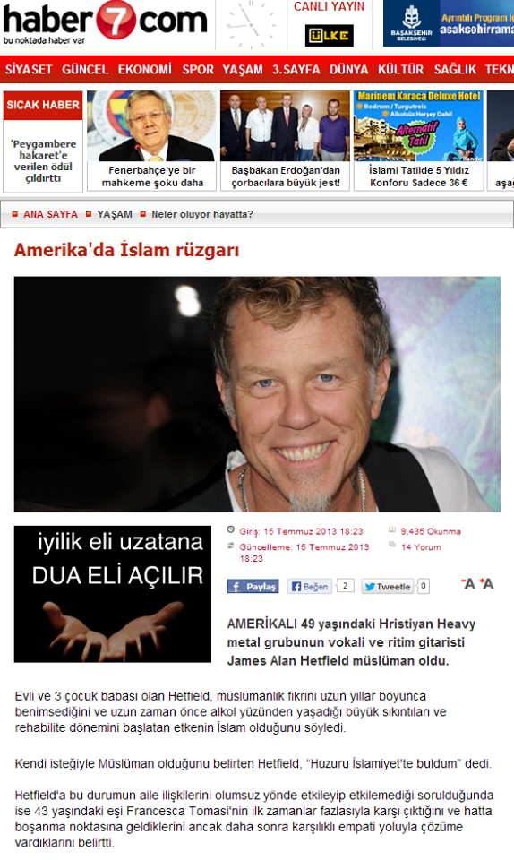  James Hetfield'ın Sesi?