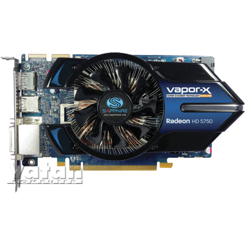  SATILIK SAPPHIRE VAPOR-X ATI HD5750 1024MB GDDR5 (DirectX 11) 40nm PCI Express 2.1 x16 Ekran Kartı