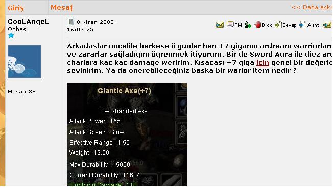  +7 GiGa NaSıL BiR iTeM !! (SS)