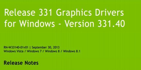  Battlefield 4 BETA için - Nvidia GeForce 331.40 Beta Performans Sürücüsü çıktı..