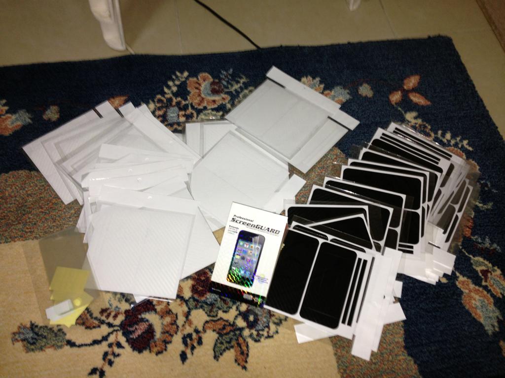  Orijinal iphone 5 USB kablo// iphone 5 karbon kaplama ekran koruyucu jelatin