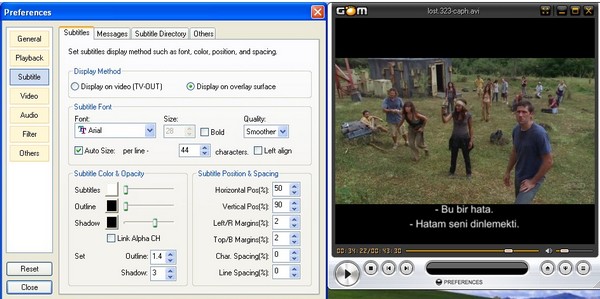  Media Player 11 allyazı sorunu ???