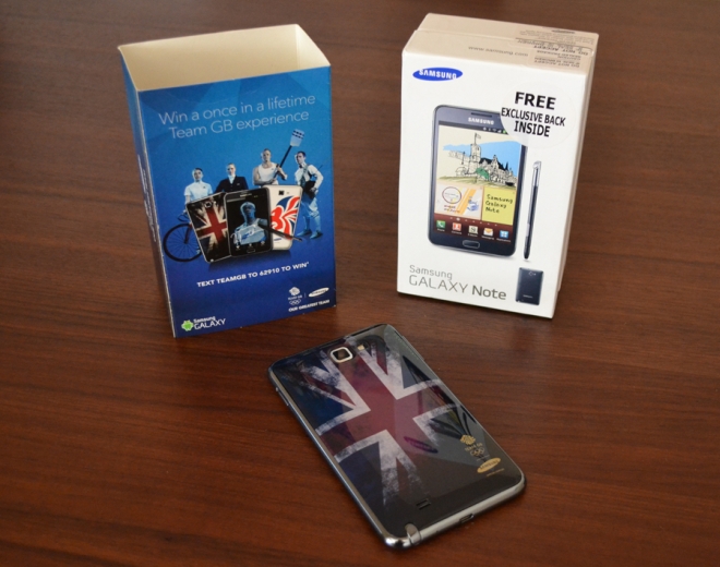 Samsung Galaxy Note olimpiyat özel versiyonu ortaya çıktı