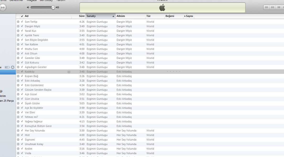  iTunes'da Müzik Senkronizasyon Sorunu