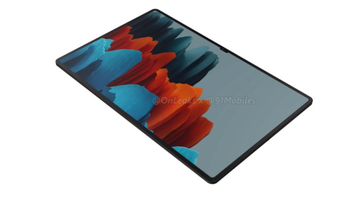 Galaxy Tab S8 Ultra’dan ilk görüntüler geldi: çentik ile geliyor